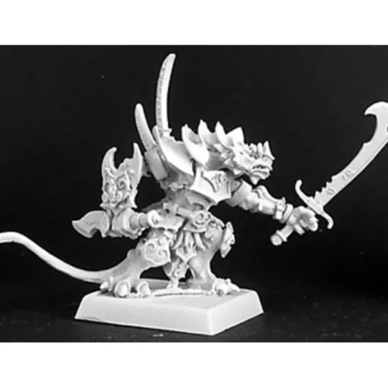 Tabletop Miniatures>Reaper Miniatures Audt, Reptus Sergeant #14222 Reptus Unpainted RPG Mini Figure - Your Source for Gaming Essentials