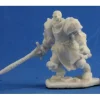 Tabletop Miniatures>Reaper Miniatures Barrow Warden 1 #77346 Bones Unpainted Plastic RPG Mini Figure - Your Source for Gaming Essentials