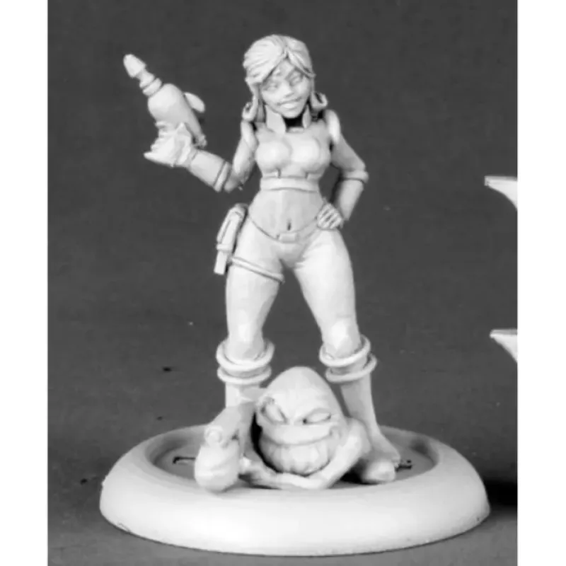 Tabletop Miniatures>Reaper Miniatures Betty, Space Heroine #50150 Chronoscope D&D RPG Mini Figure - Your Source for Gaming Essentials