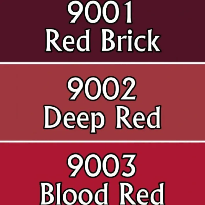 Tabletop Miniatures>Reaper Miniatures Blood Colors #09701 Master Series Triads 3 Pack .5oz Paint - Your Source for Gaming Essentials