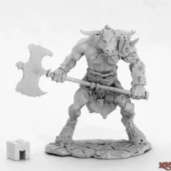Tabletop Miniatures>Reaper Miniatures Bloodhoof, Minotaur #03961 Dark Heaven Legends Unpainted Metal - Your Source for Gaming Essentials