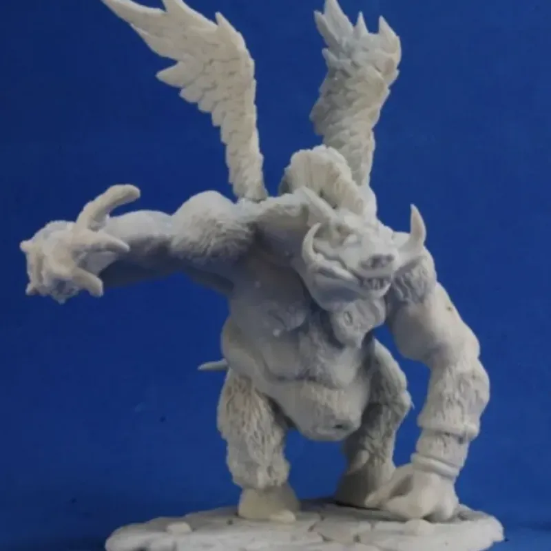 Tabletop Miniatures>Reaper Miniatures Boar Demon #77308 Bones Unpainted Plastic D&D RPG Mini Figure - Your Source for Gaming Essentials