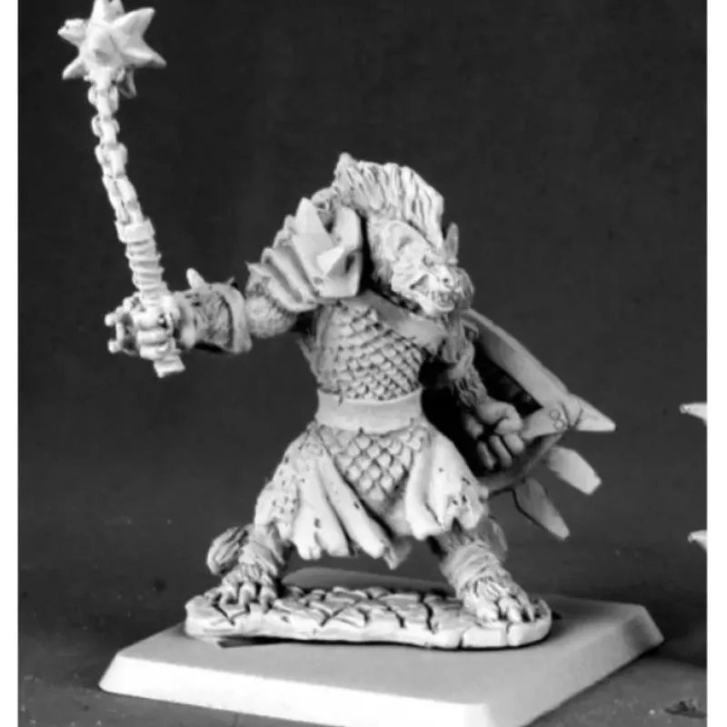 Tabletop Miniatures>Reaper Miniatures Boneflayer, Gnoll Sergeant #14580 Kargir Unpainted D&D Mini - Your Source for Gaming Essentials