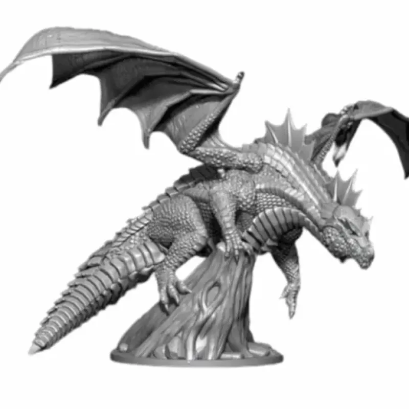 Tabletop Miniatures>Reaper Miniatures Bones 5: Valfuryx the Vile Dragon 19201 Unpainted Plastic Mini - Your Source for Gaming Essentials