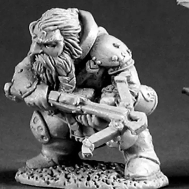 Tabletop Miniatures>Reaper Miniatures Brock Battlebow Dwarf Ranger 03371 Dark Heaven Unpainted Mini - Your Source for Gaming Essentials