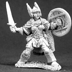 Tabletop Miniatures>Reaper Miniatures Bryndi, Female Warrior #03287 Dark Heaven Unpainted Metal - Your Source for Gaming Essentials