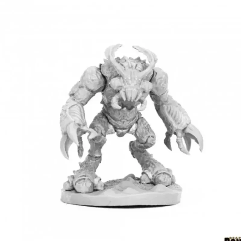 Tabletop Miniatures>Reaper Miniatures Burrowing Behemoth #44058 Bones Black Unpainted Plastic Figure - Your Source for Gaming Essentials