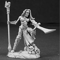 Tabletop Miniatures>Reaper Miniatures Carinth, Dark Elf Sorceress 03193 Dark Heaven Unpainted Metal - Your Source for Gaming Essentials