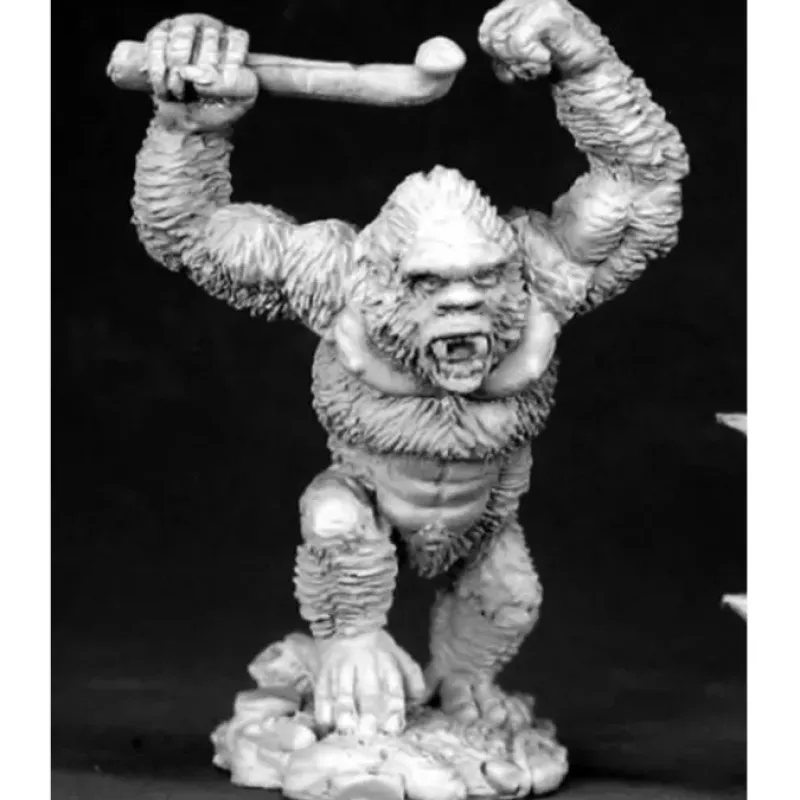 Tabletop Miniatures>Reaper Miniatures Carnivorous Ape #02466 Dark Heaven Legends Unpainted Metal - Your Source for Gaming Essentials