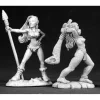 Tabletop Miniatures>Reaper Miniatures Cave Girls (2 Pieces) #03303 Dark Heaven Unpainted Metal - Your Source for Gaming Essentials