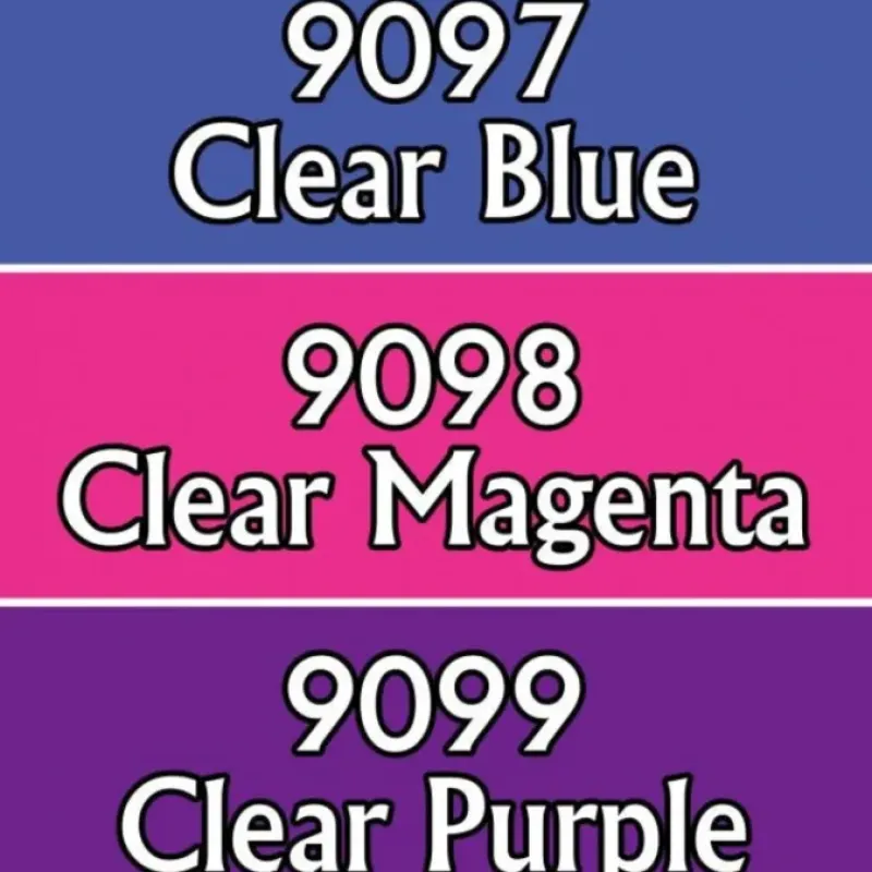 Tabletop Miniatures>Reaper Miniatures Clear Brights 2 #09733 Master Series Triads 3 Pack .5oz Paint - Your Source for Gaming Essentials