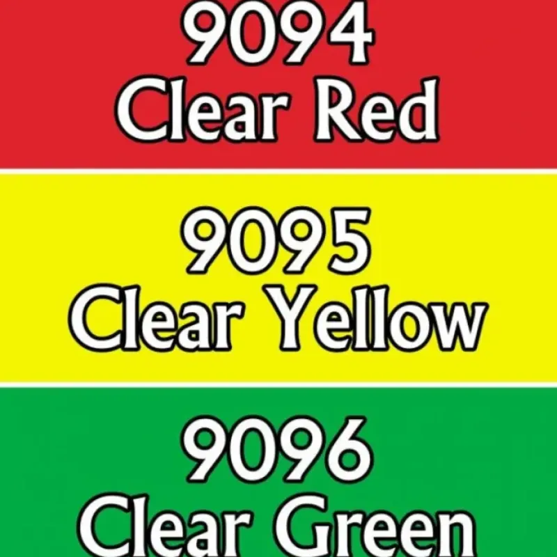 Tabletop Miniatures>Reaper Miniatures Clear Brights 1 #09732 Master Series Triads 3 Pack .5oz Paint - Your Source for Gaming Essentials