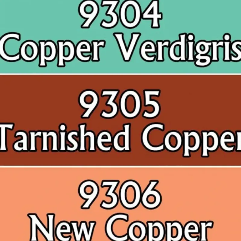Tabletop Miniatures>Reaper Miniatures Copper Colors #09802 Master Series Triads 3 Pack .5oz Paint - Your Source for Gaming Essentials