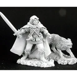 Tabletop Miniatures>Reaper Miniatures Cullen and Ash Ranger & Wolf 02973 Dark Heaven Unpainted Mini - Your Source for Gaming Essentials