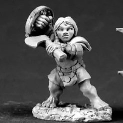 Tabletop Miniatures>Reaper Miniatures Dannin Deepaxe Female Dwarf 03363 Dark Heaven Unpainted Metal - Your Source for Gaming Essentials