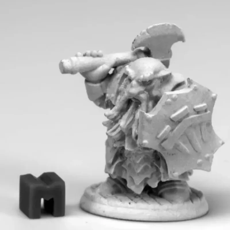 Tabletop Miniatures>Reaper Miniatures Dark Dwarf Cleaver #03905 Dark Heaven Legends Unpainted Meta - Your Source for Gaming Essentials