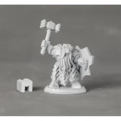 Tabletop Miniatures>Reaper Miniatures Dark Dwarf Striker#03892 Dark Heaven Unpainted Metal Figure - Your Source for Gaming Essentials