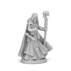 Tabletop Miniatures>Reaper Miniatures Dark Elf Wizard 44073 Bones Black Unpainted Plastic RPG Figure - Your Source for Gaming Essentials