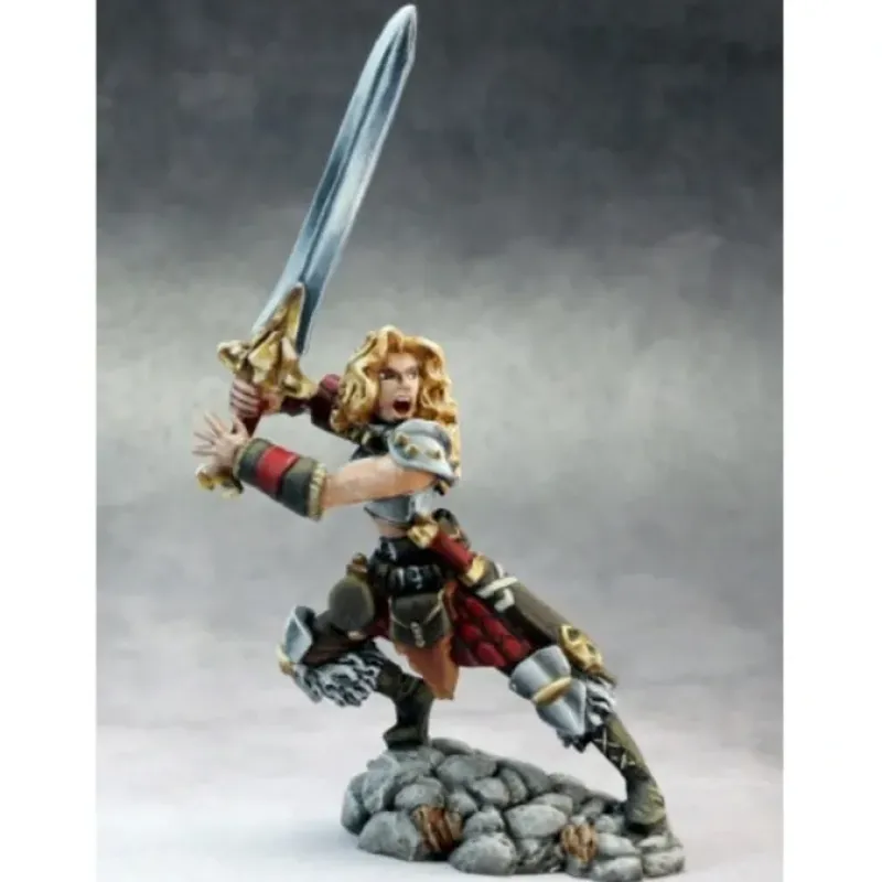 Tabletop Miniatures>Reaper Miniatures Deenah, Female Barbarian #03652 Dark Heaven Unpainted Metal - Your Source for Gaming Essentials