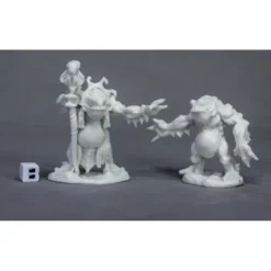 Tabletop Miniatures>Reaper Miniatures Deep One Priest & Servitor77520 Bones Unpainted RPG Figure - Your Source for Gaming Essentials