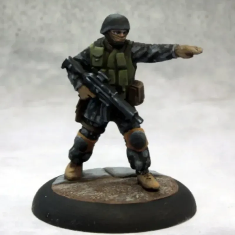 Tabletop Miniatures>Reaper Miniatures Delta Force Commando #50276 Chronoscope D&D RPG Mini Figure - Your Source for Gaming Essentials