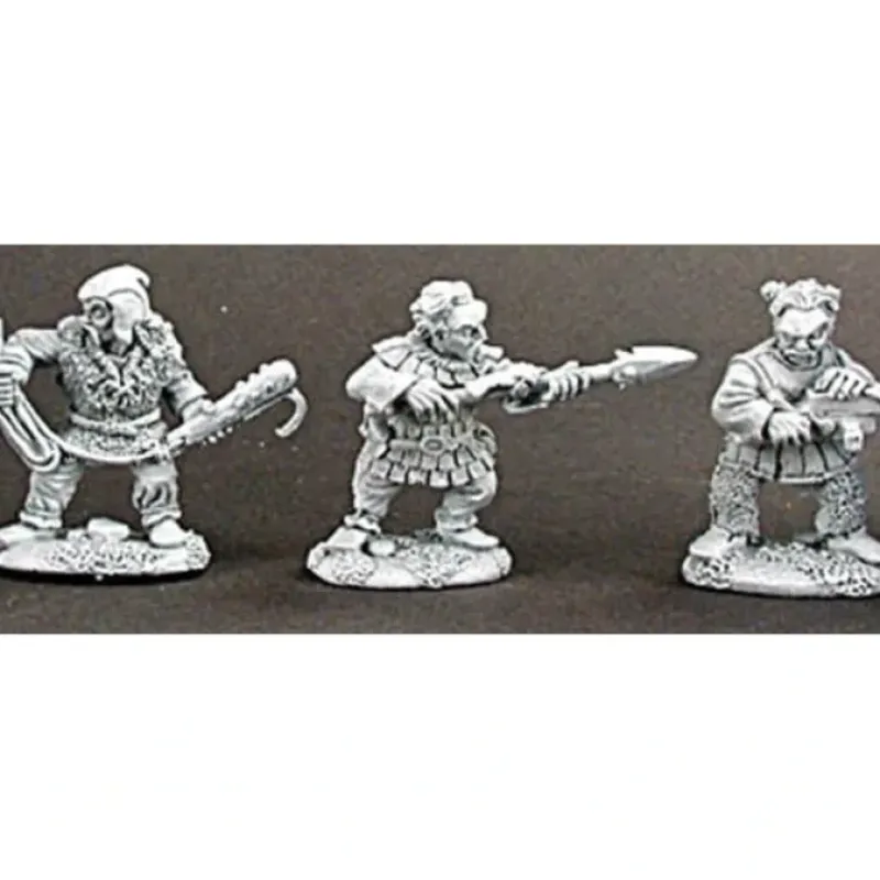 Tabletop Miniatures>Reaper Miniatures Derro Warriors (3 Pieces) #02945 Dark Heaven Unpainted Metal - Your Source for Gaming Essentials