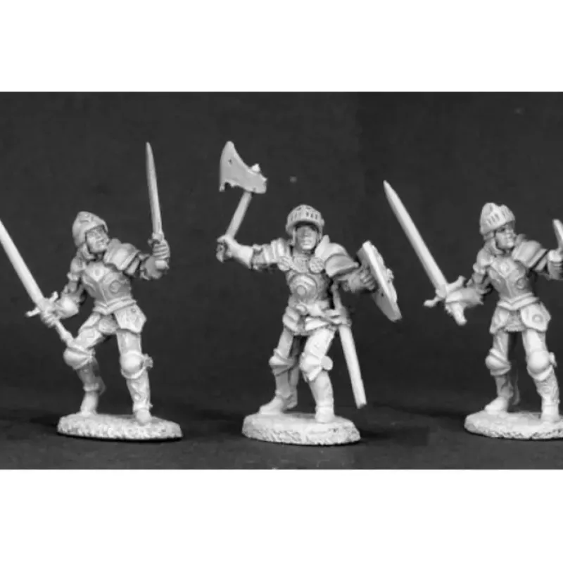 Tabletop Miniatures>Reaper Miniatures DHL Classics: Male Fighter #03319 Dark Heaven Unpainted Metal - Your Source for Gaming Essentials