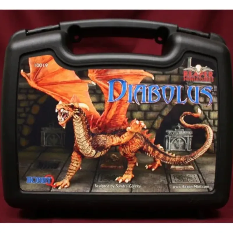 Tabletop Miniatures>Reaper Miniatures Diabolus, Devil Dragon 10019 Boxed Sets Unpainted Metal Figure - Your Source for Gaming Essentials