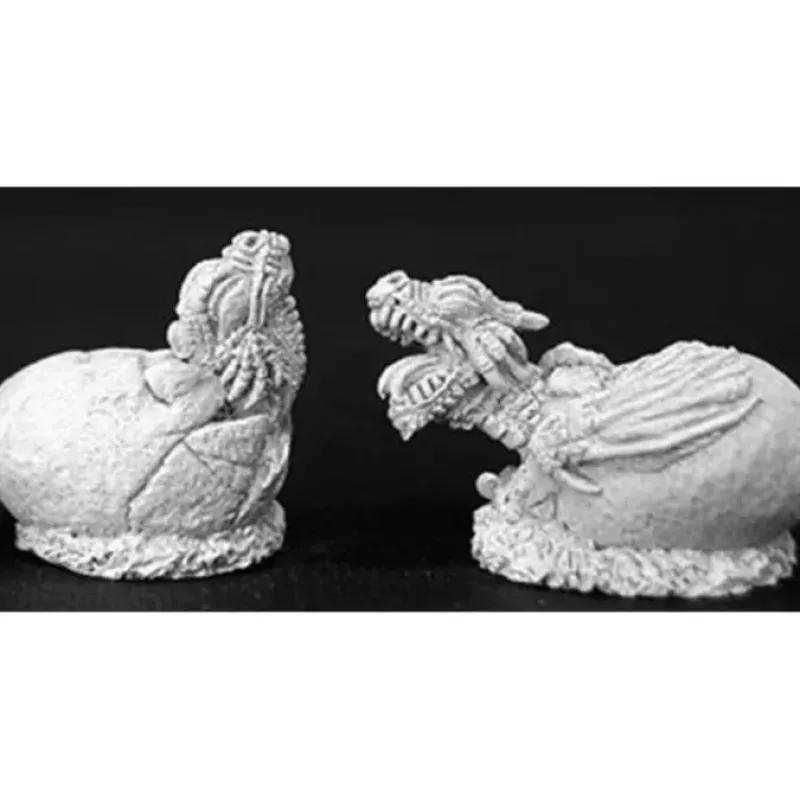 Tabletop Miniatures>Reaper Miniatures Dragon Hatchlings (2 Pcs) #02802 Dark Heaven Unpainted Metal - Your Source for Gaming Essentials