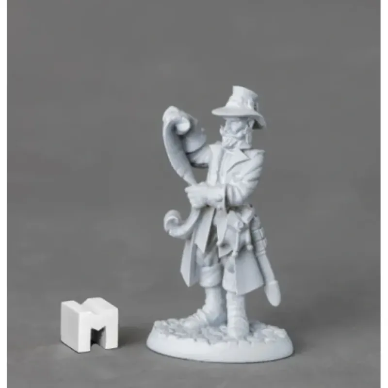 Tabletop Miniatures>Reaper Miniatures Dreadmere - Sheriff Getmose Drumfasser#03889 Unpainted Metal - Your Source for Gaming Essentials