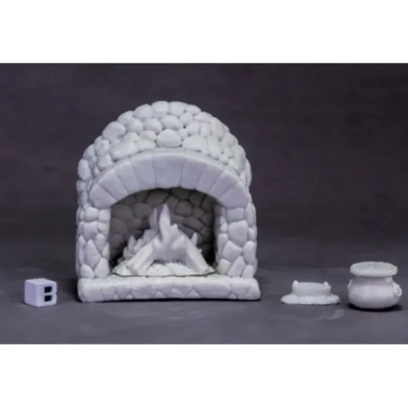 Tabletop Miniatures>Reaper Miniatures Dungeon Dressing: Hearth #77617 Bones Unpainted Plastic Figure - Your Source for Gaming Essentials