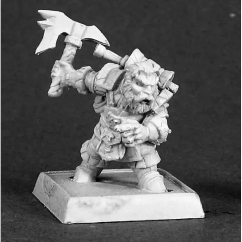 Tabletop Miniatures>Reaper Miniatures Durin Dwarf Pathfinder Sgt #14465 Dwarves Unpainted D&D Mini - Your Source for Gaming Essentials