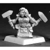 Tabletop Miniatures>Reaper Miniatures Dwarf Forgemaiden #14518 Dwarves Unpainted RPG D&D Mini Figure - Your Source for Gaming Essentials