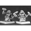 Tabletop Miniatures>Reaper Miniatures Dwarf Forgemaidens (9) #06209 Warlord Army Pack Unpainted Mini - Your Source for Gaming Essentials