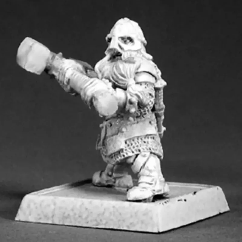Tabletop Miniatures>Reaper Miniatures Dwarf Kneebreaker #14464 Dwarves Unpainted RPG D&D Mini Figure - Your Source for Gaming Essentials