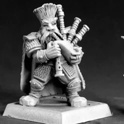 Tabletop Miniatures>Reaper Miniatures Dwarf Musician #14534 Dwarves Unpainted RPG D&D Mini Figure - Your Source for Gaming Essentials