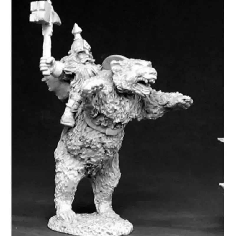 Tabletop Miniatures>Reaper Miniatures Dwarven Bear Cavalry #02385 Dark Heaven Unpainted Metal - Your Source for Gaming Essentials
