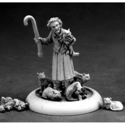 Tabletop Miniatures>Reaper Miniatures Edna, Crazy Cat Lady #50235 Chronoscope D&D RPG Mini Figure - Your Source for Gaming Essentials