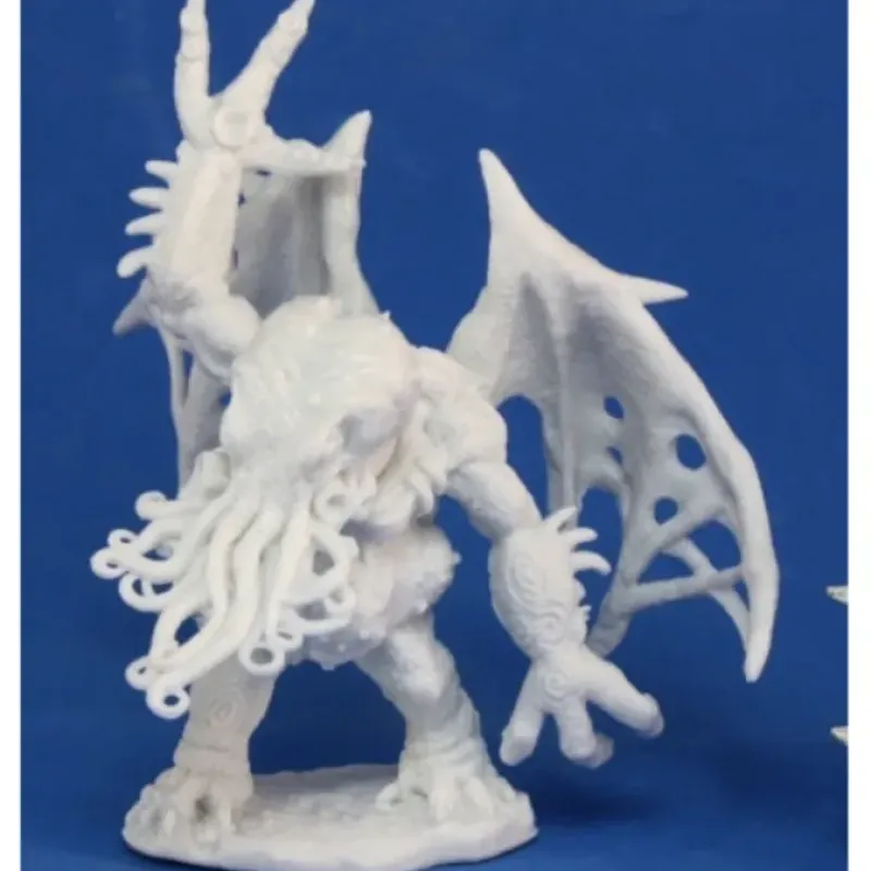 Tabletop Miniatures>Reaper Miniatures Eldritch Demon #77113 Bones Unpainted Plastic RPG Mini Figure - Your Source for Gaming Essentials