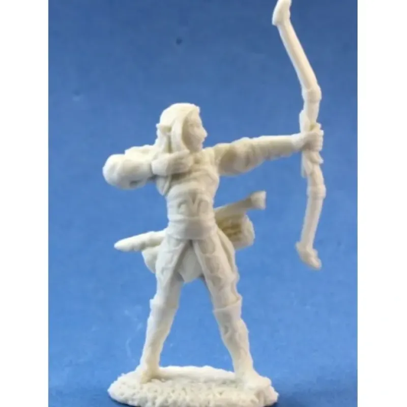 Tabletop Miniatures>Reaper Miniatures Elf Archer Lindir #77021 Bones Unpainted Plastic Mini Figure - Your Source for Gaming Essentials