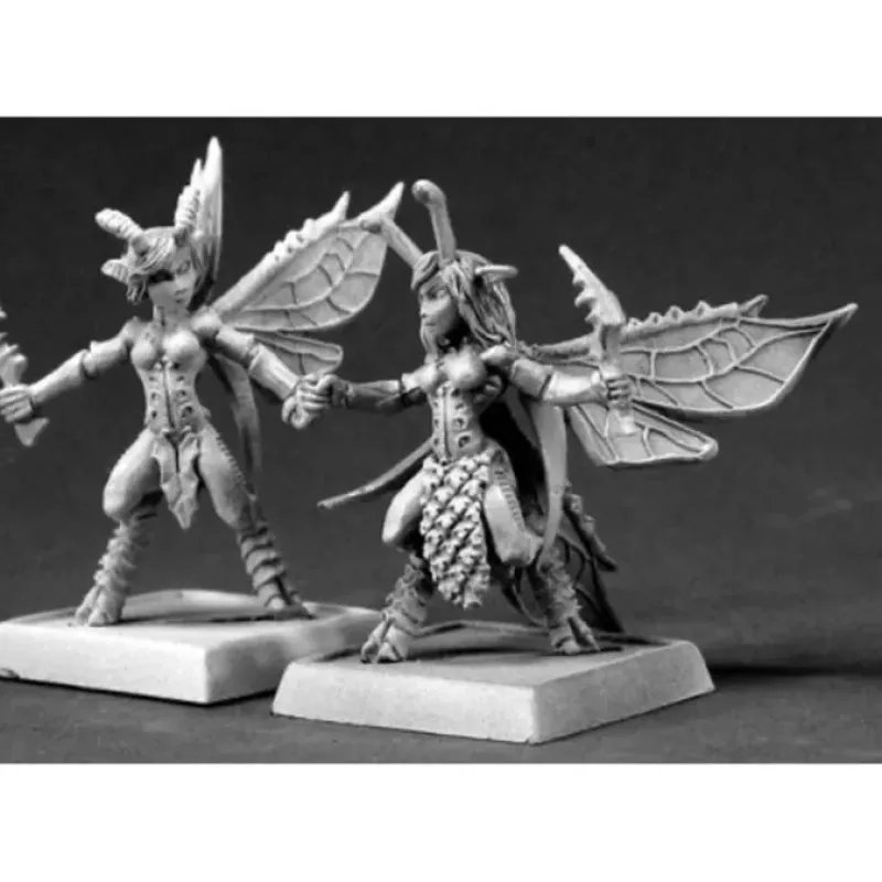 Tabletop Miniatures>Reaper Miniatures Elf Fairies (8) #06204 Warlord Army Pack Unpainted D&D Mini - Your Source for Gaming Essentials