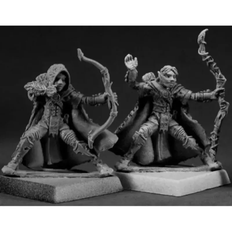 Tabletop Miniatures>Reaper Miniatures Elf Rangers (9) #06200 Warlord Army Pack Unpainted D&D Mini - Your Source for Gaming Essentials