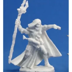 Tabletop Miniatures>Reaper Miniatures Elquin, High Elf Adventurer #77092 Bones Unpainted Figure - Your Source for Gaming Essentials