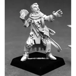 Tabletop Miniatures>Reaper Miniatures Erasmus Iconic Medium #60201 Pathfinder Unpainted Figure - Your Source for Gaming Essentials