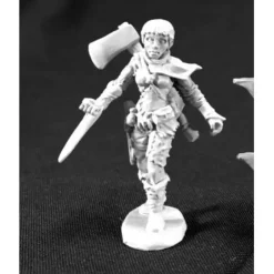 Tabletop Miniatures>Reaper Miniatures Female Glaive (Axe on Back) #62117 Numenera Unpainted Metal - Your Source for Gaming Essentials