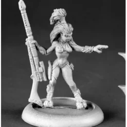 Tabletop Miniatures>Reaper Miniatures Female Andromedain Hunter #50136 Chronoscope RPG Mini Figure - Your Source for Gaming Essentials