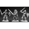Tabletop Miniatures>Reaper Miniatures Fighting Women (3 Pcs) #03327 Dark Heaven Unpainted Metal - Your Source for Gaming Essentials
