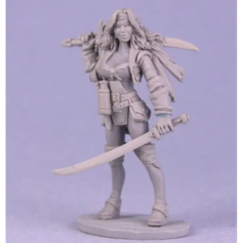 Tabletop Miniatures>Reaper Miniatures Finaela, Half Elf Pirate #03623 Dark Heaven Unpainted Metal - Your Source for Gaming Essentials