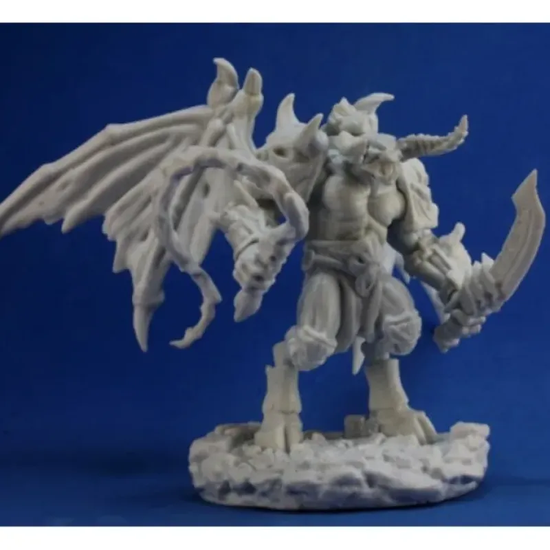 Tabletop Miniatures>Reaper Miniatures Fire Demon #77315 Bones Unpainted Plastic D&D RPG Mini Figure - Your Source for Gaming Essentials