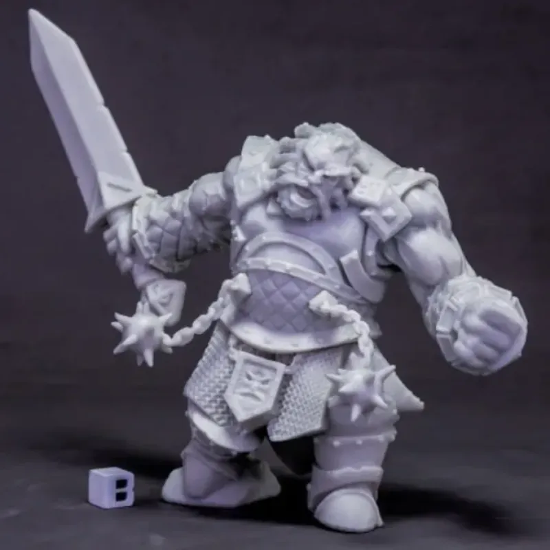 Tabletop Miniatures>Reaper Miniatures Fire Giant Warrior (Huge) #77616 Bones Unpainted Plastic Mini - Your Source for Gaming Essentials